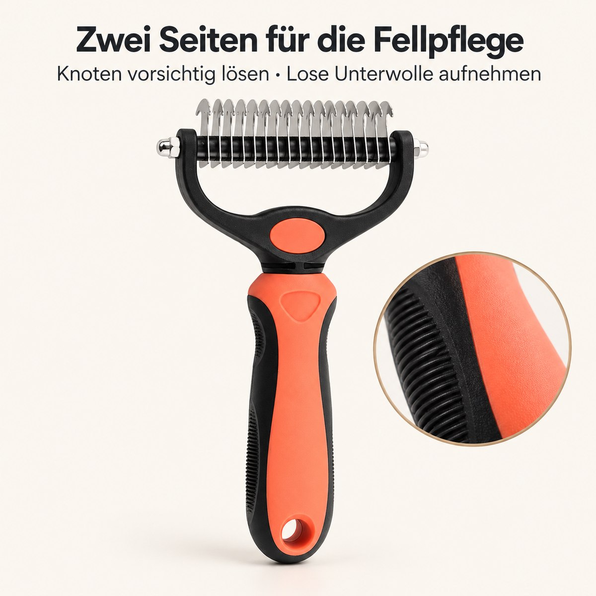 Pfotaro Fellpflege: zwei Seiten
