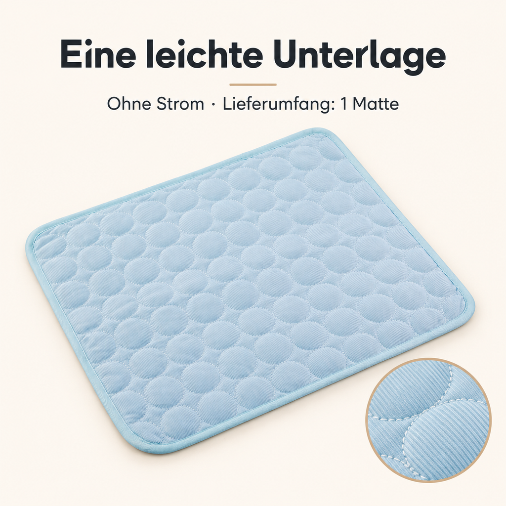 Eine leichte Unterlage